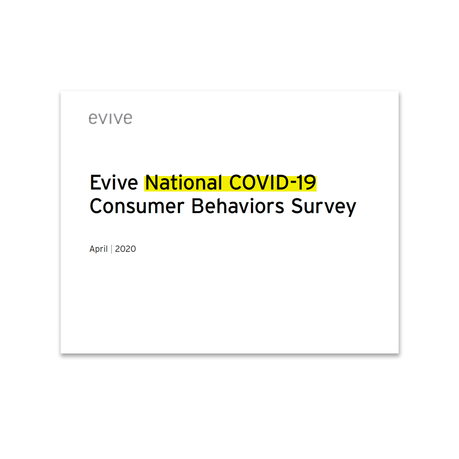 Evive white paper: National COVID-19 Consumer Behaviors Survey